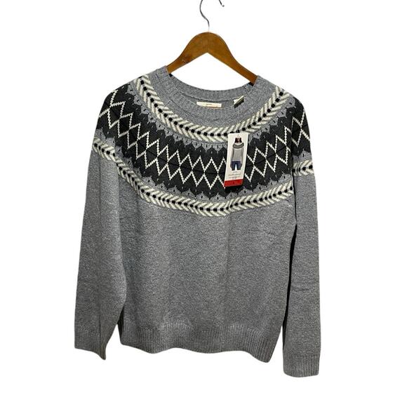 Weatherproof Vintage Women's Sweater Medium Fair Isle NWT - Picture 1 of 6